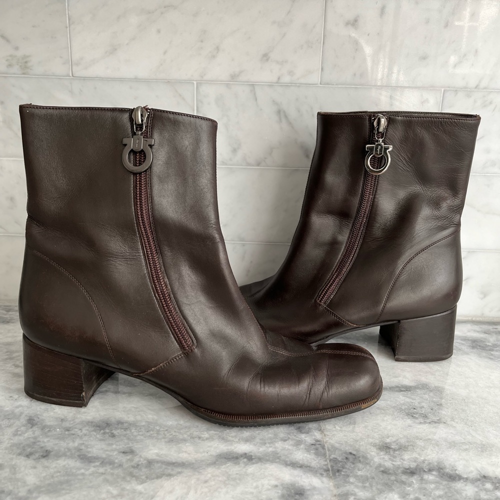 Salvatore Ferragamo Brown Boots
